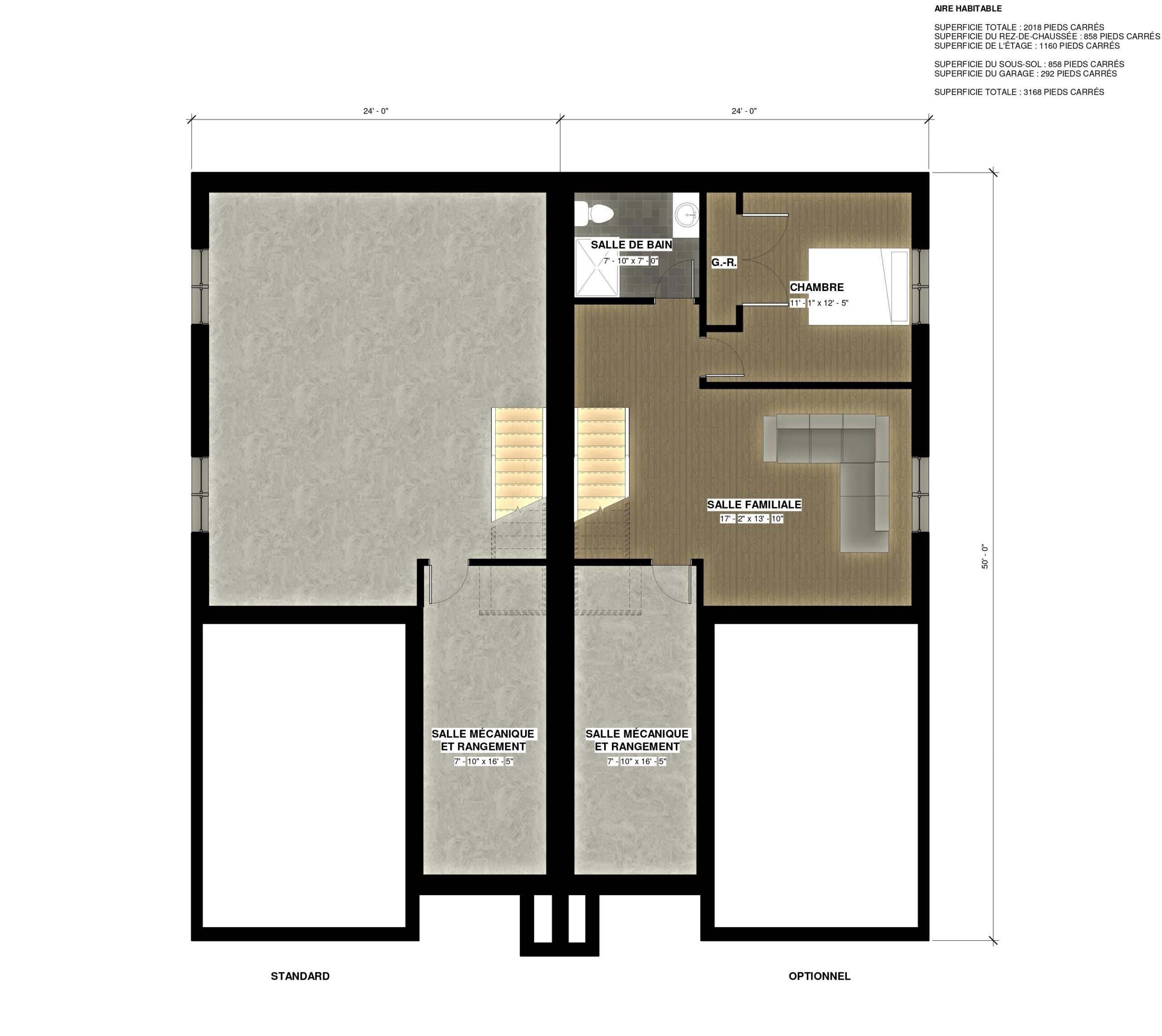 Cottage duo maisons pepin sainte julie projet Beacite 3